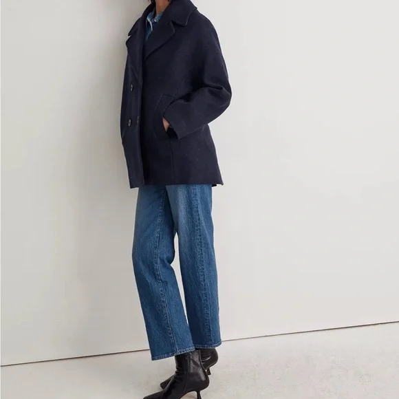 Madewell Carville Oversized Peacoat in Insuluxe Fabric - Picture 2 of 5